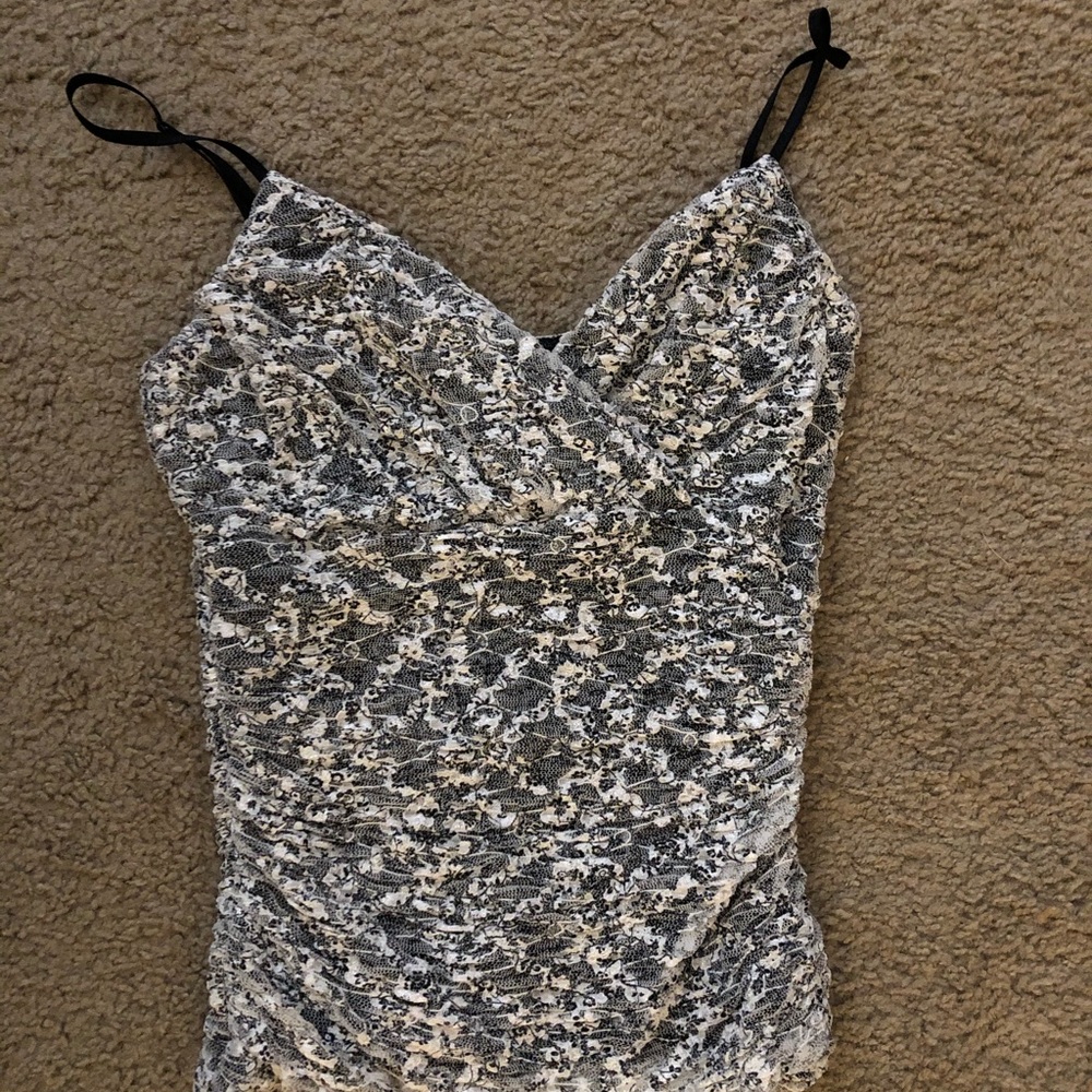 White House Black Market lace cami tank